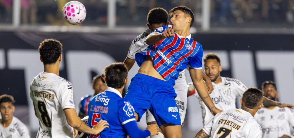 em-jogo-de-muita-chuva,-bahia-nao-aproveita-expulsao-de-neymar-e-cede-empate-ao-santos