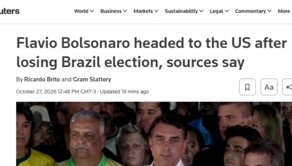 imprensa-internacional-repercute-fuga-de-flavio-bolsonaro-apos-derrota-eleitoral