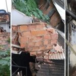Chuvas provocam estragos no interior da Bahia; ambulância é arrastada e carros são levados por enxurrada